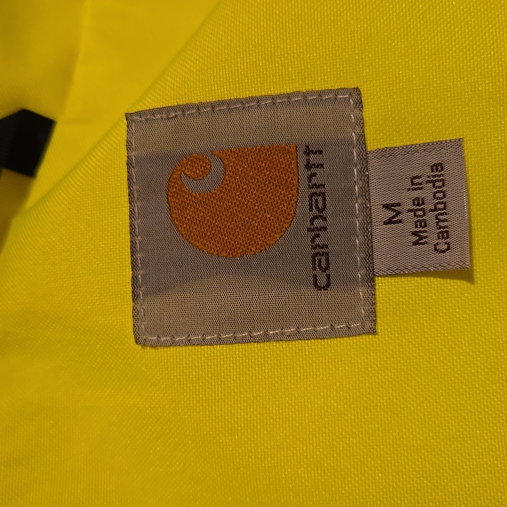 Carhartt Men's High-Visibility Waterproof Class 3 Sherwood Jacket Size M - Picture 6 of 13